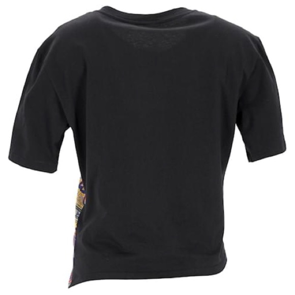Sandro Paris Bandana Print Ring T-Shirt in Black Cotton Python print - Picture 3 of 4